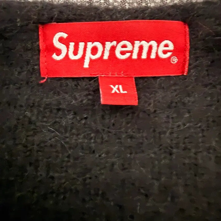[BUNJANG] Supreme Brushed Grid Cardigan Black (XL) / [XL] 슈프림 브러쉬드 그리드 가디건 블랙