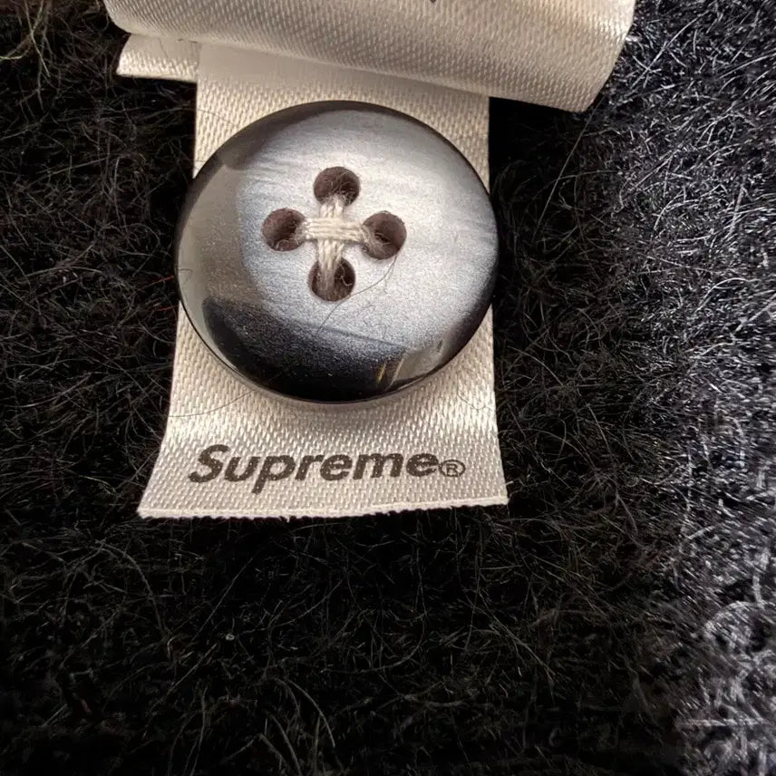 [BUNJANG] Supreme Brushed Grid Cardigan Black (XL) / [XL] 슈프림 브러쉬드 그리드 가디건 블랙