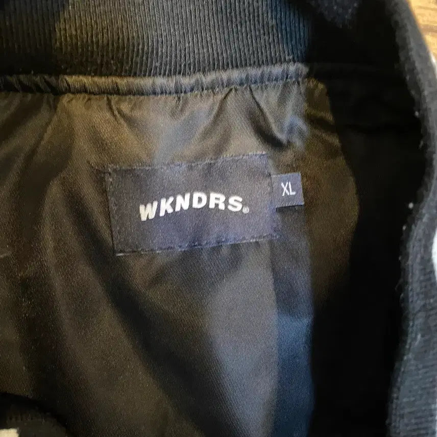 [BUNJANG] Weekenders Kellogg Varsity Jacket XL Black / 위캔더스 켈로그 바시티 점퍼 xl 블랙