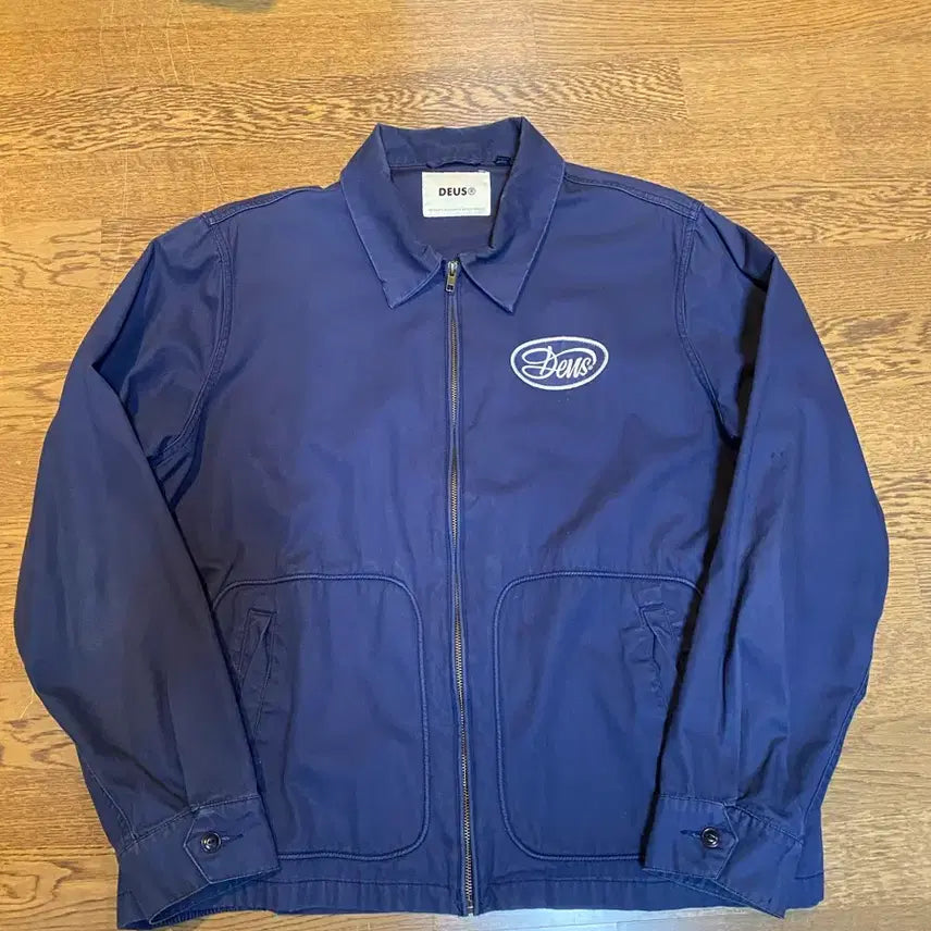 [BUNJANG] Deus Ex Machina Blouson Jacket Blue XXL / 데우스 엑스 마키나 블루종 자켓 블루 xxl