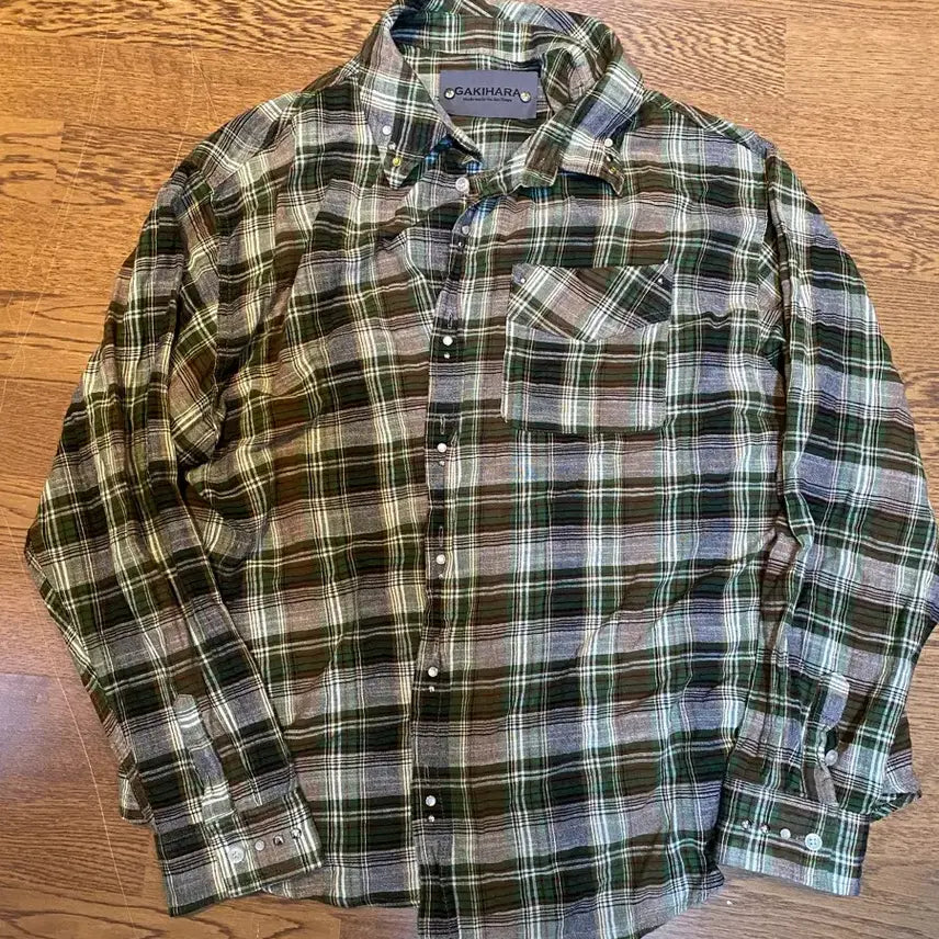 [BUNJANG] Gakihara Checkered Shirt / 가키하라 체크셔츠 os