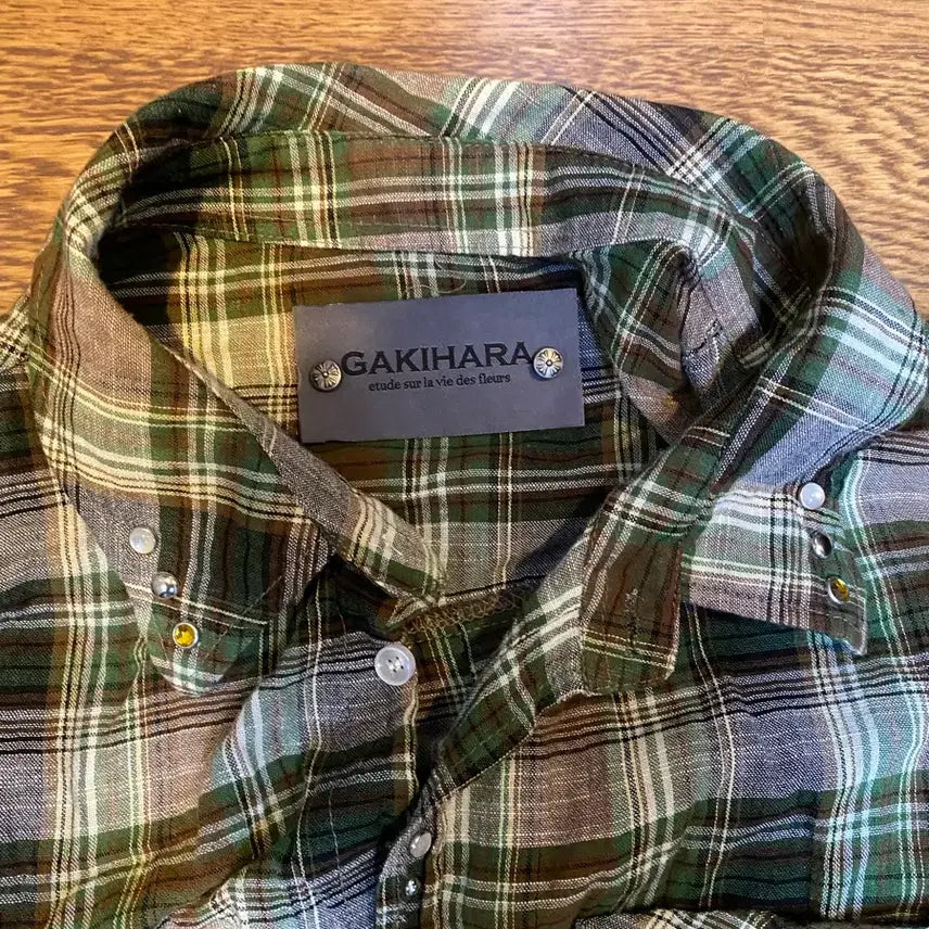 [BUNJANG] Gakihara Checkered Shirt / 가키하라 체크셔츠 os