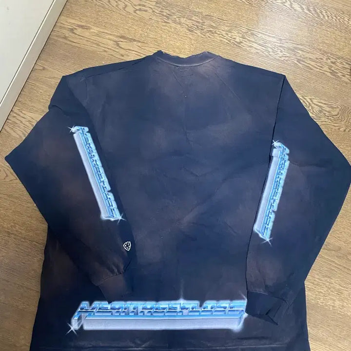 [BUNJANG] Heritagefloss Dirty Washing Damage Long Sleeve XL / 헤리티지플로스 더티 워싱 데미지 롱슬리브 xl