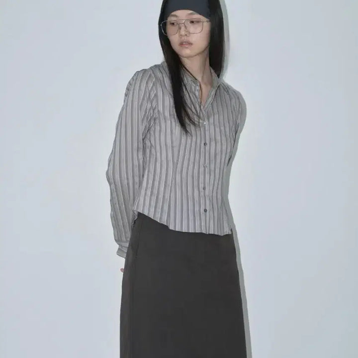 [SOLD OUT] 텍스트룸 스트라이프 셔츠