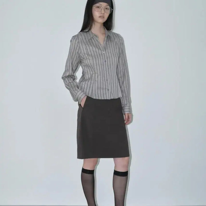 [SOLD OUT] 텍스트룸 스트라이프 셔츠