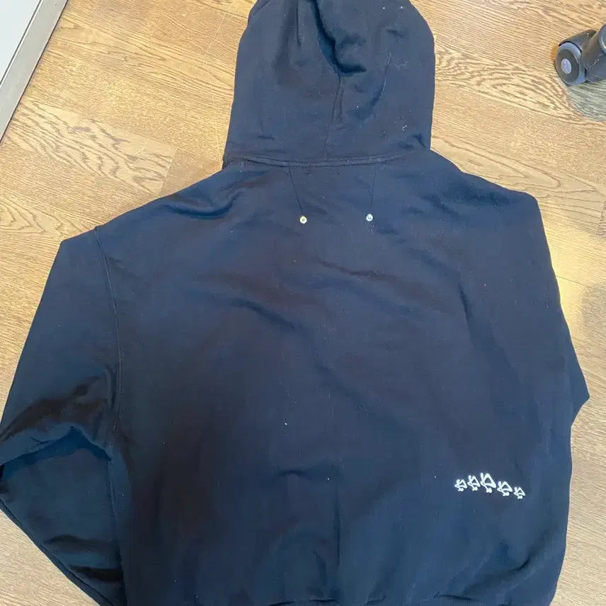 [SOLD OUT] 파코서플라이 레터링 후드집업 블랙 2사이즈