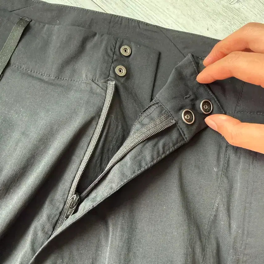 [SOLD OUT] 산산기어 Weld Patched Pants 패치드 팬츠 블랙 26ss