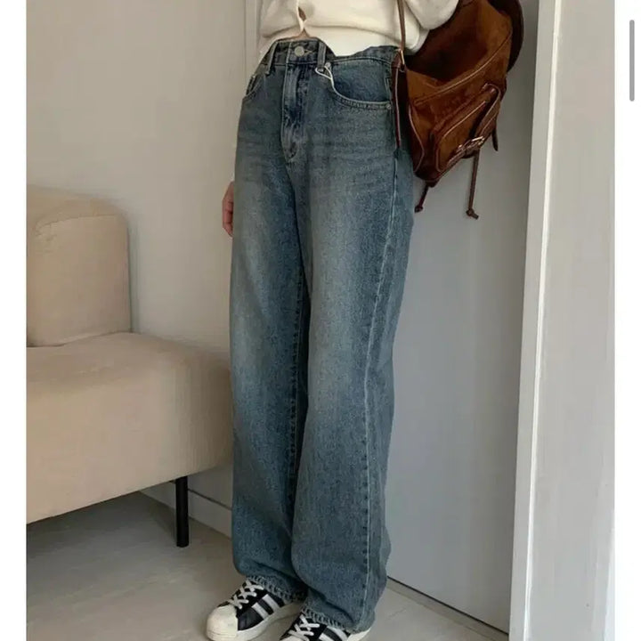 [SOLD OUT] [새상품] 니어웨어 프라움 워싱 와이드 데님 M