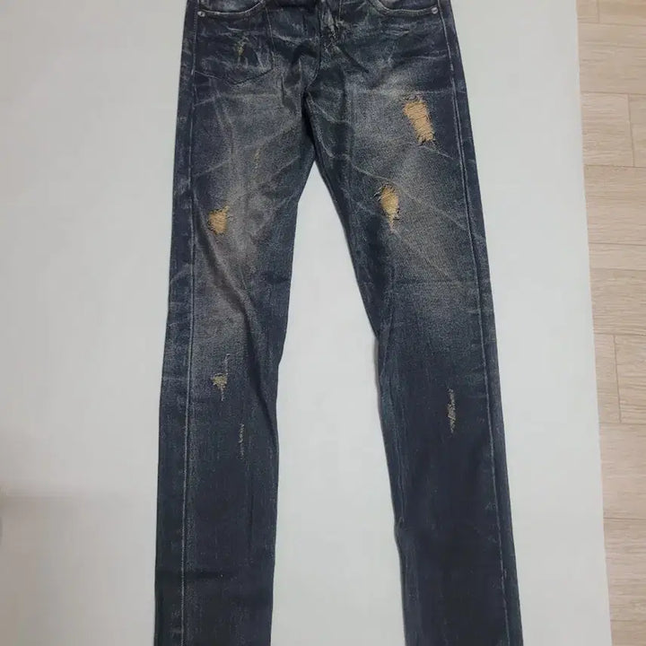 [BUNJANG] Washed Denim Leggings / 데미지 워싱 청바지  레킹스