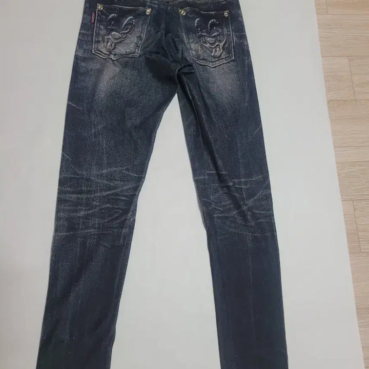 [BUNJANG] Washed Denim Leggings / 데미지 워싱 청바지  레킹스