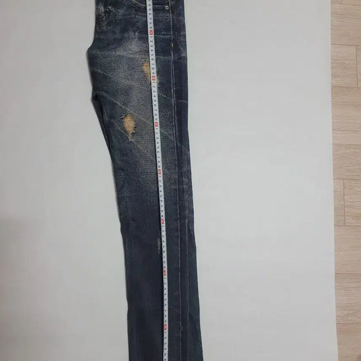 [BUNJANG] Washed Denim Leggings / 데미지 워싱 청바지  레킹스