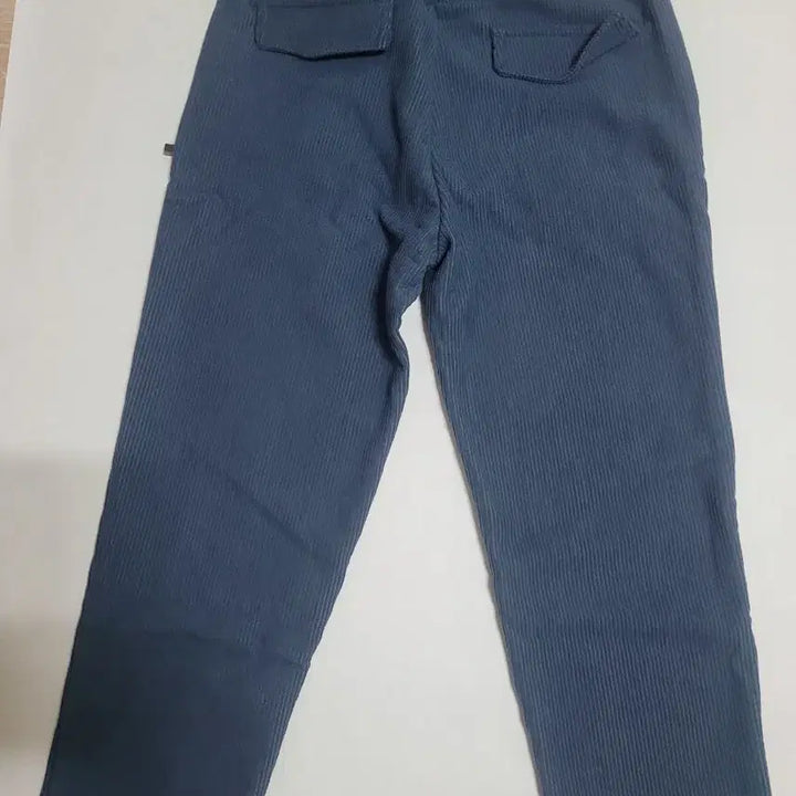 [BUNJANG] Blue Corduroy Elastic Waist Pants / 블루 코듀로이 밴딩 팬츠