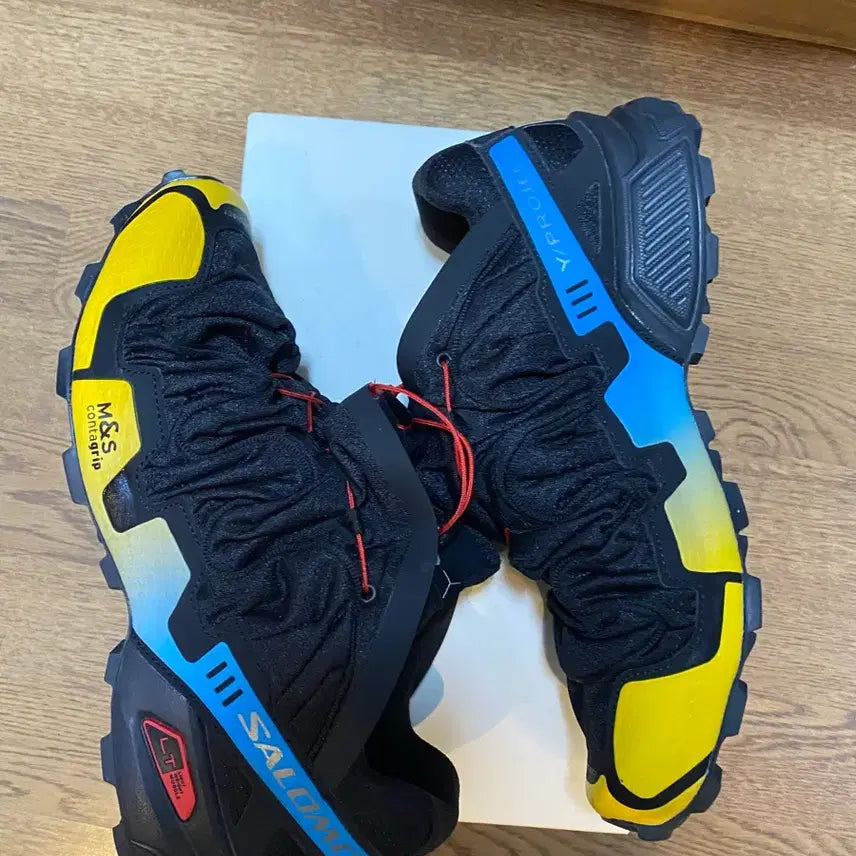 [BUNJANG] Salomon Y/Project Speedcross Black/Yellow Sneakers / 살로몬 Y/PROJECT 스피드크로스 블랙레몬 285