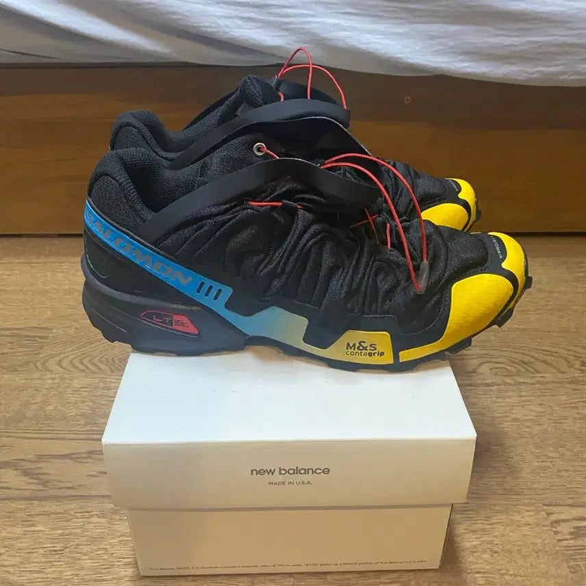 [BUNJANG] Salomon Y/Project Speedcross Black/Yellow Sneakers / 살로몬 Y/PROJECT 스피드크로스 블랙레몬 285