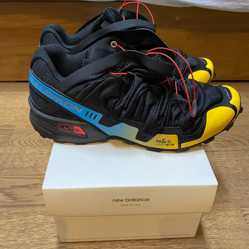 [BUNJANG] Salomon Y/Project Speedcross Black/Yellow Sneakers / 살로몬 Y/PROJECT 스피드크로스 블랙레몬 285