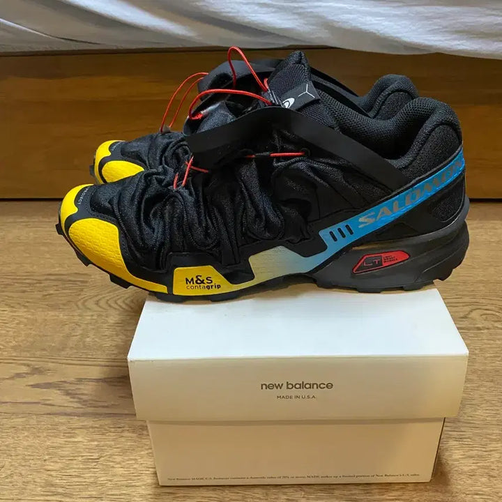 [BUNJANG] Salomon Y/Project Speedcross Black/Yellow Sneakers / 살로몬 Y/PROJECT 스피드크로스 블랙레몬 285