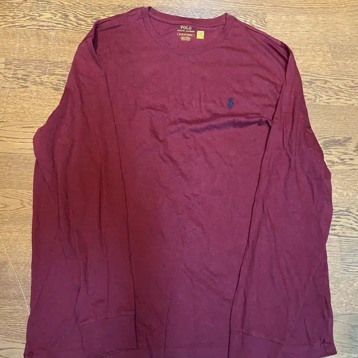 [BUNJANG] Polo Ralph Lauren Long Sleeve Burgundy XL / 폴로 랄프로렌 롱슬리브 버건디 xl