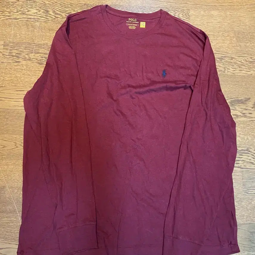 [BUNJANG] Polo Ralph Lauren Long Sleeve Burgundy XL / 폴로 랄프로렌 롱슬리브 버건디 xl