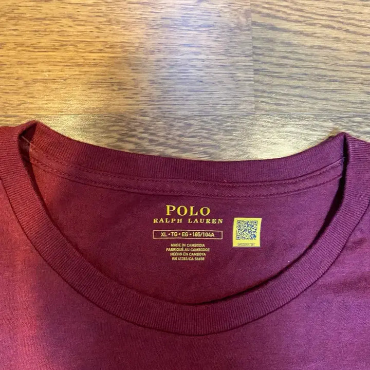 [BUNJANG] Polo Ralph Lauren Long Sleeve Burgundy XL / 폴로 랄프로렌 롱슬리브 버건디 xl