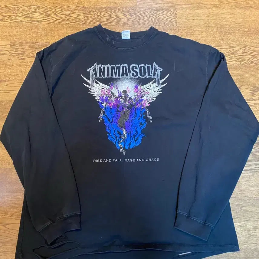 [BUNJANG] Blackout Animasolar Long Sleeve Black XL / 블랙아웃 아니마솔라 롱슬리브 블랙 xl