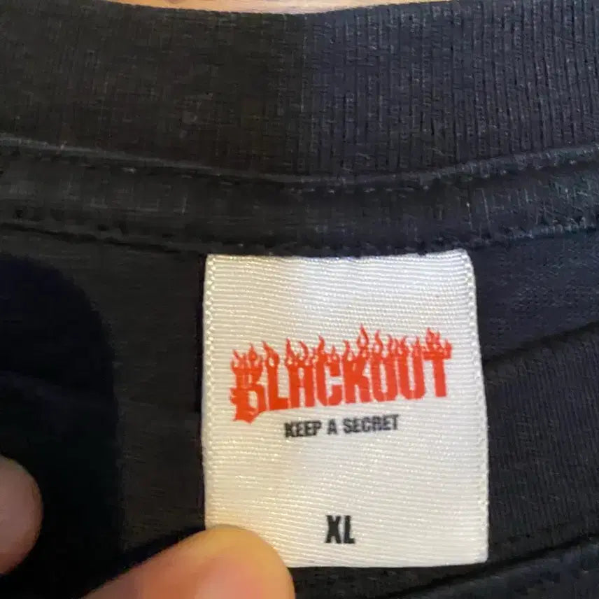 [BUNJANG] Blackout Animasolar Long Sleeve Black XL / 블랙아웃 아니마솔라 롱슬리브 블랙 xl