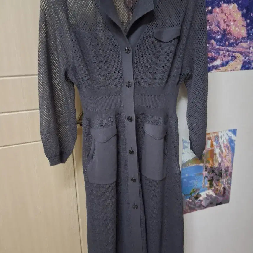 [BUNJANG] G Studio Knit Long Cardigan Dress / 지스튜디오 니트 롱 가디건 원피스   (완전새것)