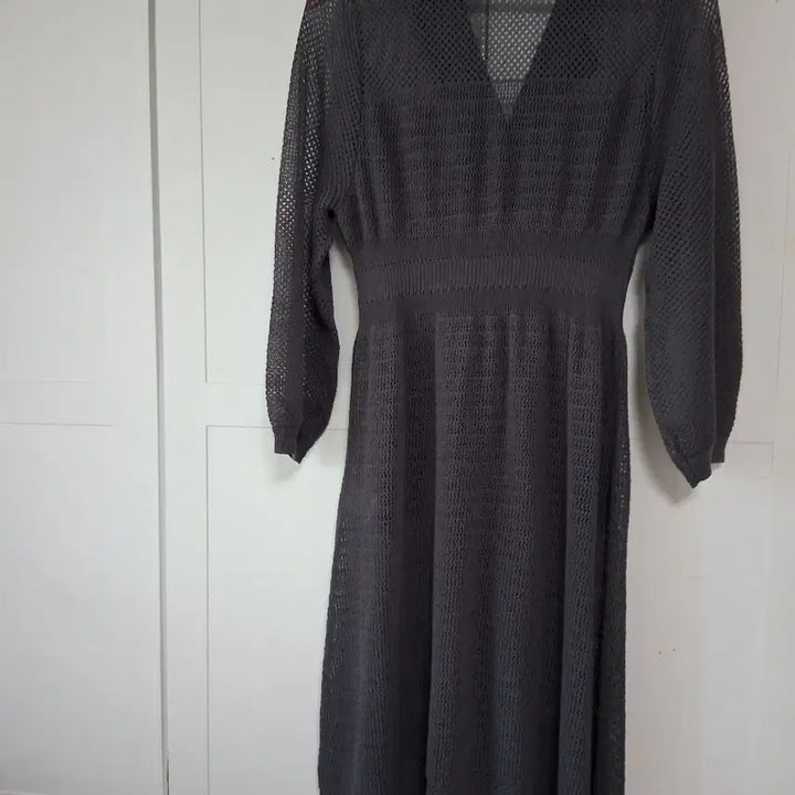 [BUNJANG] G Studio Knit Long Cardigan Dress / 지스튜디오 니트 롱 가디건 원피스   (완전새것)