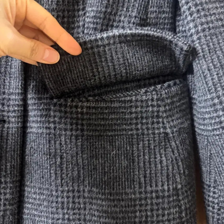 [BUNJANG] Sandro Check Blazer (Size 55) / 산드로 체크 블레이져 55