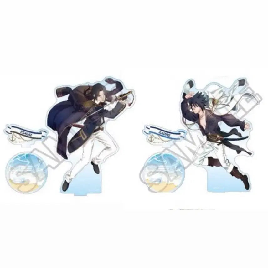 [BUNJANG] Naruto Marine Look Acrylic Stand Bundle Itachi &amp; Sasuke / (일괄) (미개봉) 나루토 마린룩 아크릴 스탠드 이타치 사스케