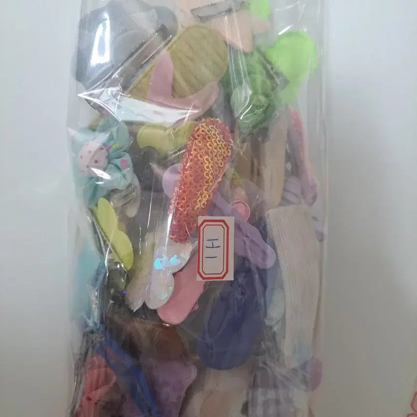 [BUNJANG] H1 Assorted Hair Clips Bundle Set / H1   50개 재고정리 집게핀 똑딱핀 자투리 일괄