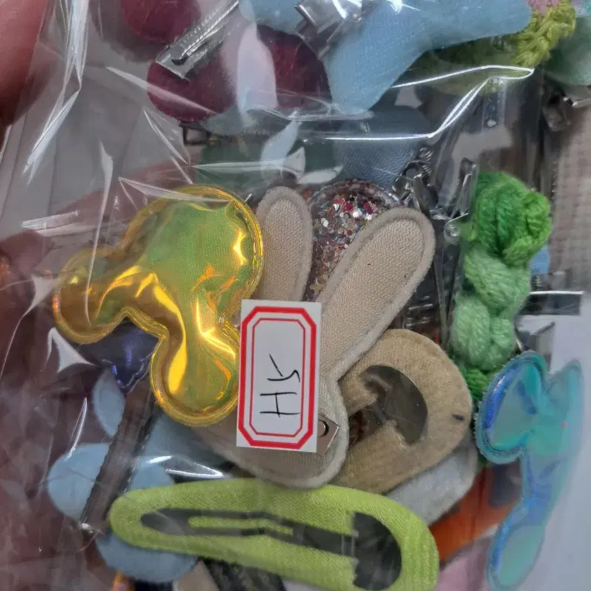 [BUNJANG] H5 Hair Clip Bundle Set / H5   50개 재고정리 집게핀 똑딱핀 자투리 일괄