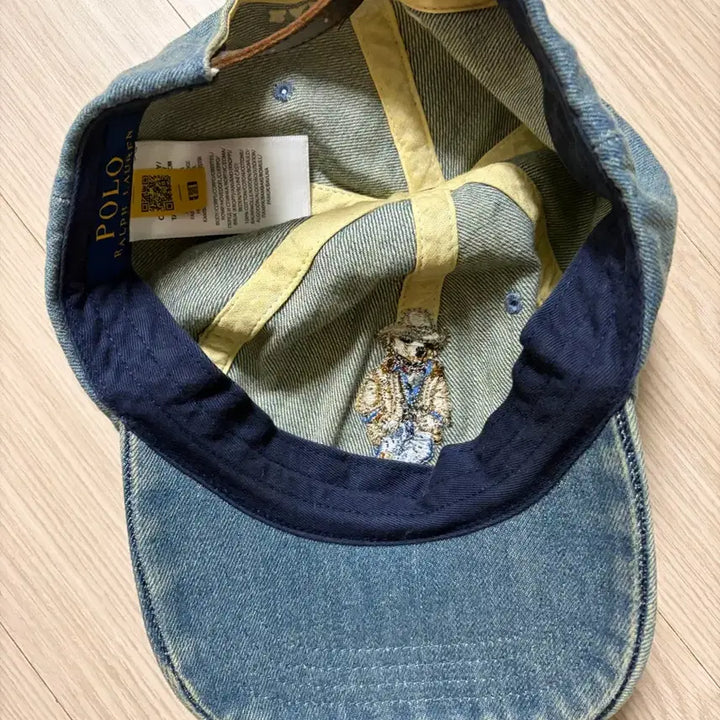 [BUNJANG] Polo Ralph Lauren Bear Denim Ball Cap / 폴로 베어 데님 볼캡