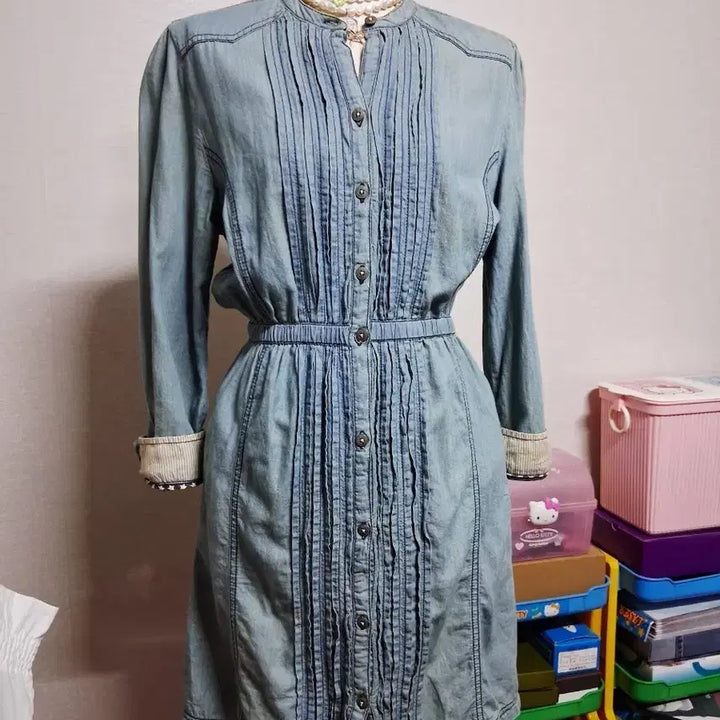 [BUNJANG] Tommy Hilfiger Washed Cotton Midi Dress / 정품)타미힐 피거 워싱 면 원피스