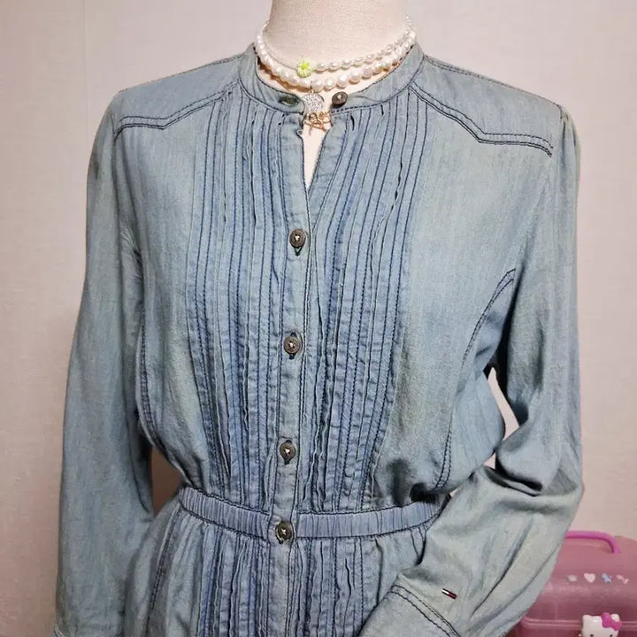 [BUNJANG] Tommy Hilfiger Washed Cotton Midi Dress / 정품)타미힐 피거 워싱 면 원피스