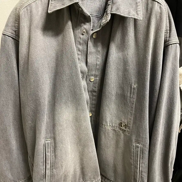 [BUNJANG] Wooyoungmi Gray Denim Shirt / 우영미 25ss 그레이 데님 셔츠 판매합니다.