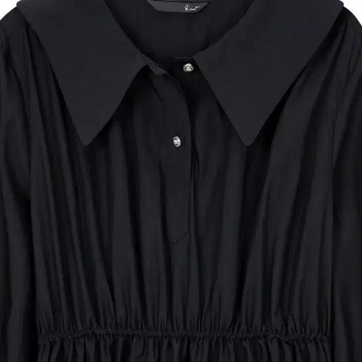 [SOLD OUT] [새제품] 지컷 빅카라 블랙 원피스