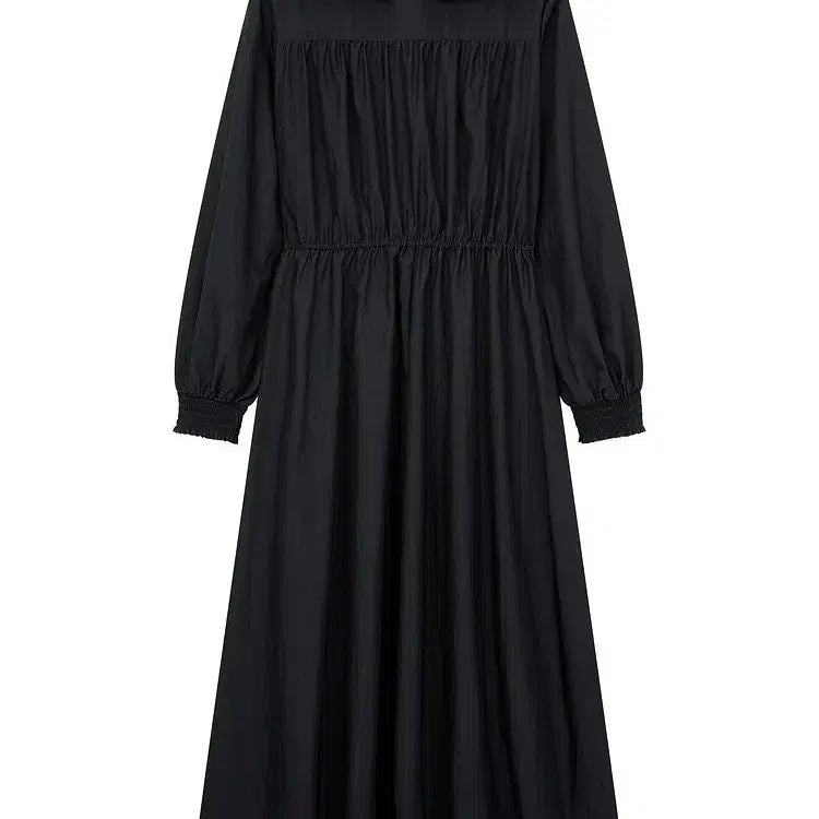 [SOLD OUT] [새제품] 지컷 빅카라 블랙 원피스