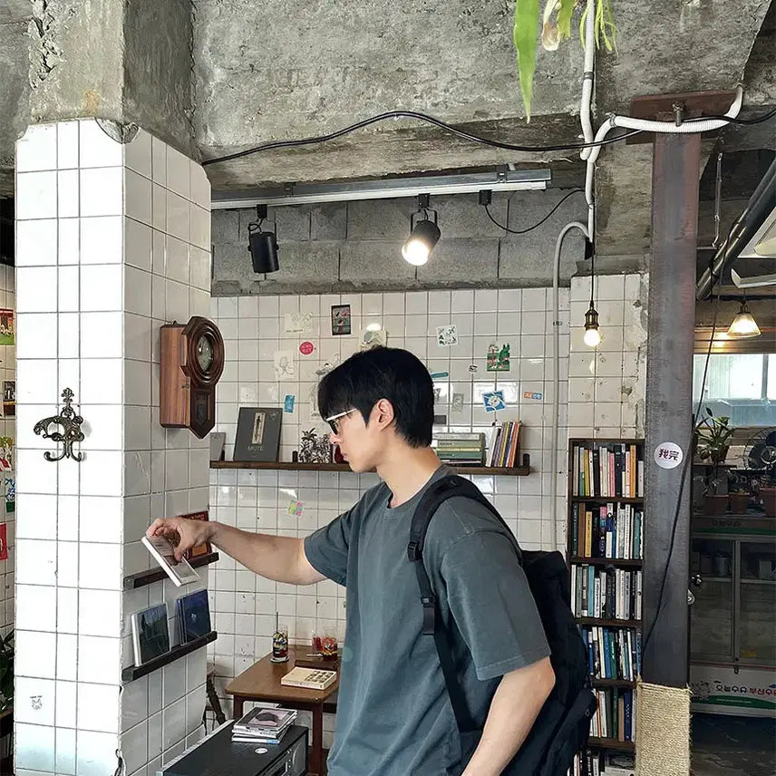 [BUNJANG] Unisex Pigment Vintage Plain T-shirt / [남여공용]1+1 피그먼트 빈티지 무지반팔티M-XL