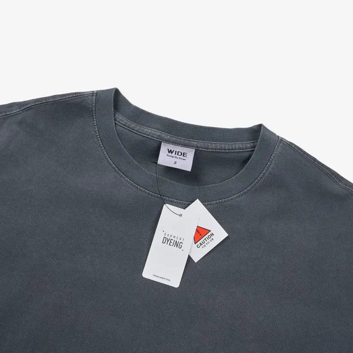 [BUNJANG] Unisex Pigment Vintage Plain T-shirt / [남여공용]1+1 피그먼트 빈티지 무지반팔티M-XL