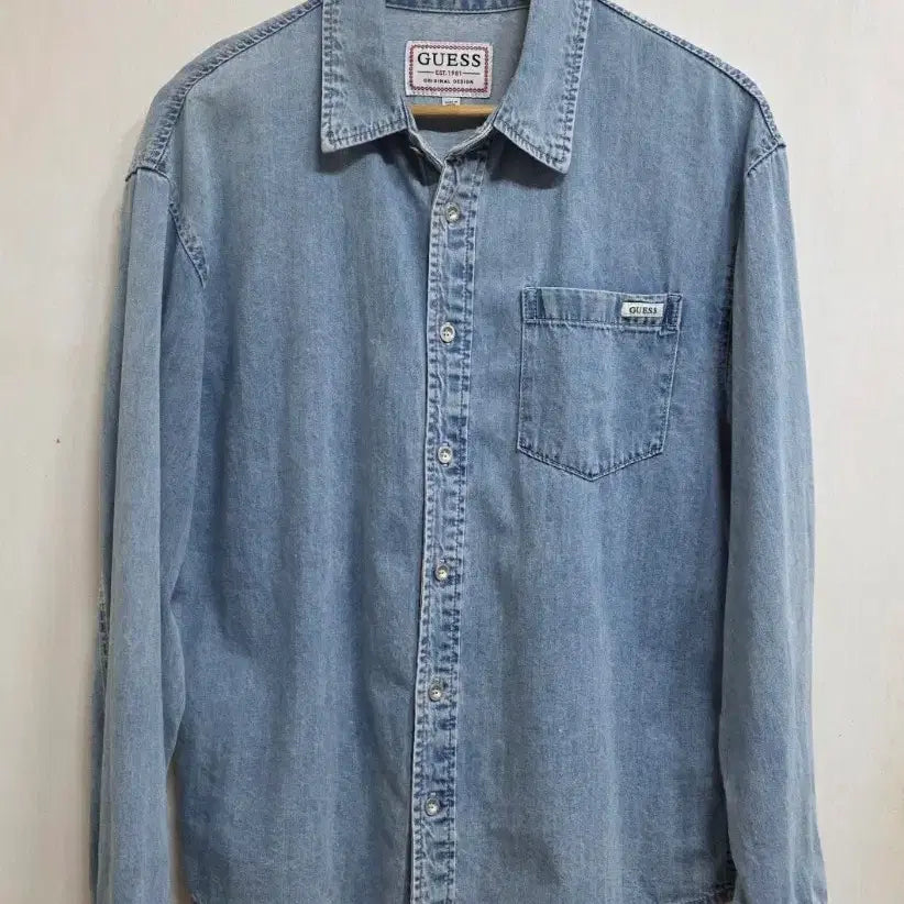[BUNJANG] Guess Denim Shirt (M) / 게스. 데님셔츠 M=95.