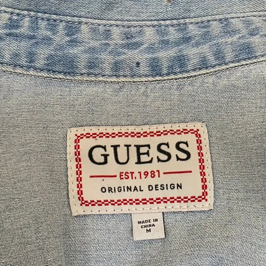 [BUNJANG] Guess Denim Shirt (M) / 게스. 데님셔츠 M=95.
