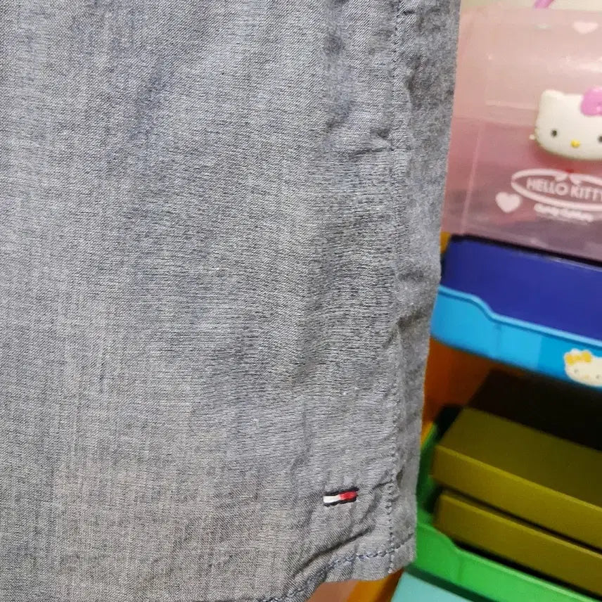 [BUNJANG] Tommy Hilfiger Mixed Material Shirt Dress / 정품)타미힐 피거 소재 믹스 셔츠형 원피스 [택/새상품]