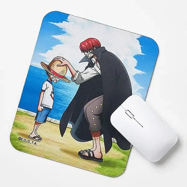 [BUNJANG] One Piece Shanks &amp; Luffy Mouse Pad / 원피스 단마우스패드 샹크스와 루피 노트북마우스