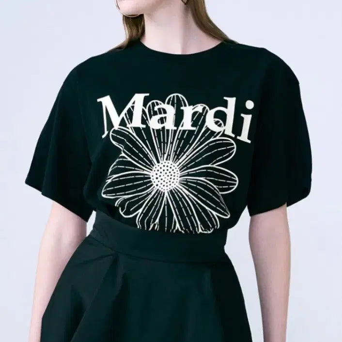 [BUNJANG] Mardi Mercredi Daisy Short Sleeve T-shirt / 마르디메크르디 데이지 반팔티