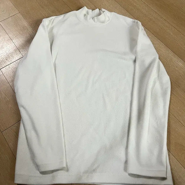 [BUNJANG] Drawfit Kang Stylist Mock Neck Knit T-shirt / 드로우핏 깡스타일리스트 모크넥 니트 티셔츠 화이트