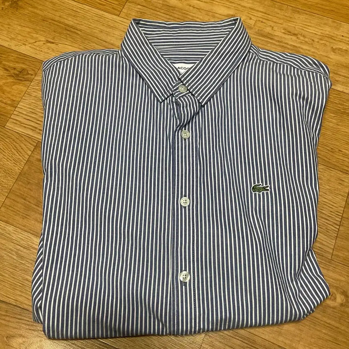 [BUNJANG] Lacoste Striped Shirt (Size 110) / 라코스테 스트라이프셔츠 110사이즈 (6사이즈)