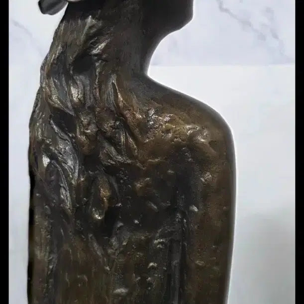 [BUNJANG] Large Metal Sculpture Woman Figure / 대형 조형물  모자쓴 여인
