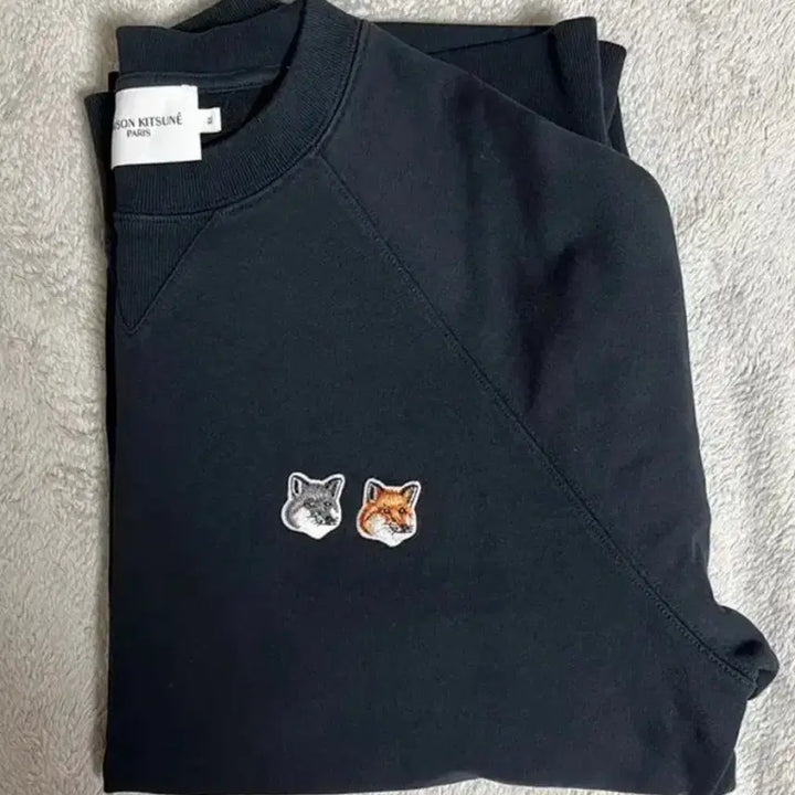 [SOLD OUT] 메종키츠네 더블폭스 맨투맨 (XL)