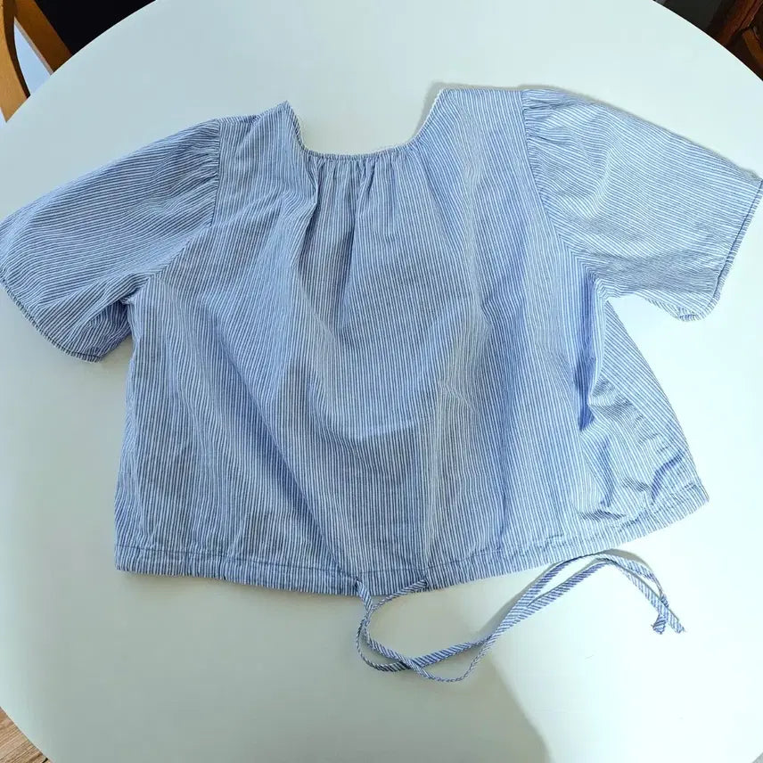 [BUNJANG] FRRW Summer Short Sleeve Blouse / frrw 여름 반팔 블라우스(새상품)