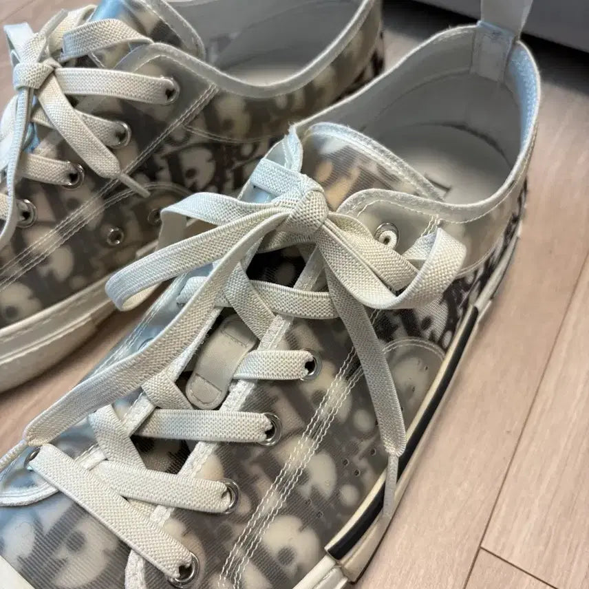 [BUNJANG] Dior Oblique Transparent Low-Top Sneakers / 디올 오블리크 스니커즈 투명 로우탑